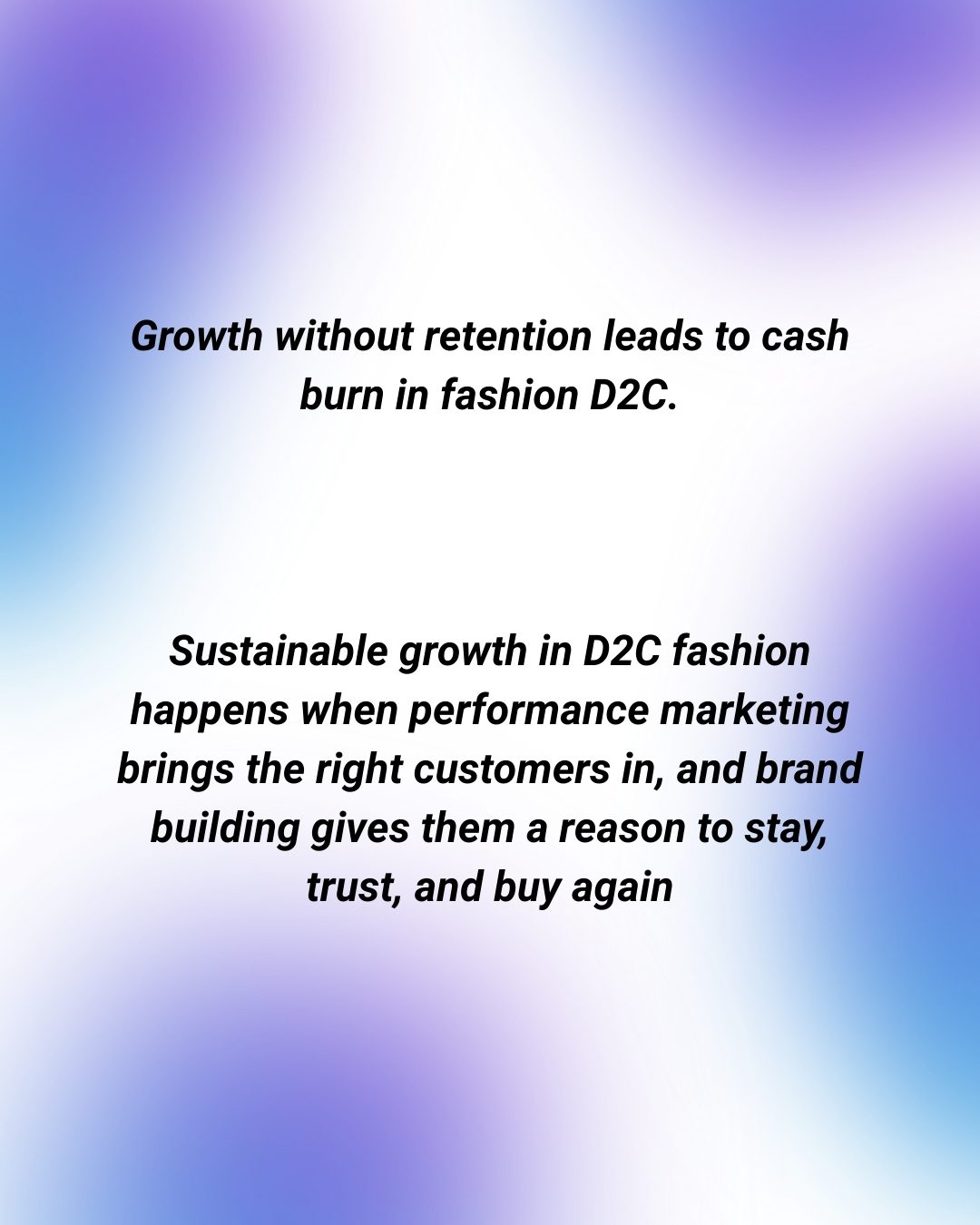 Brand Building & Performance Marketing